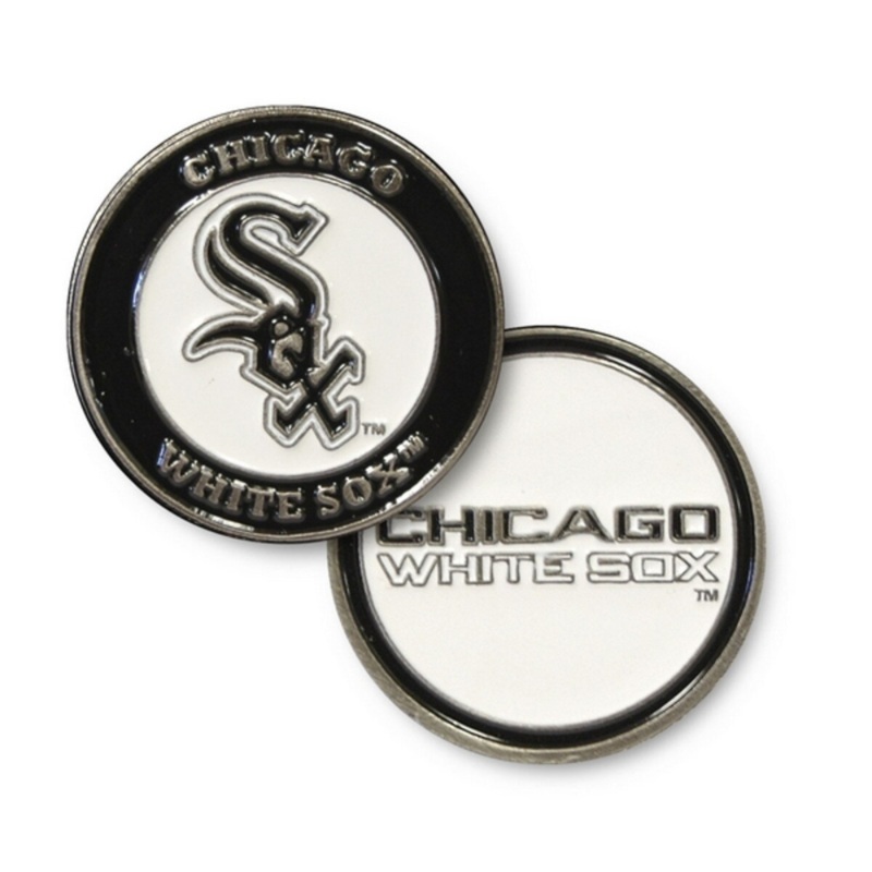 Chicago White Sox MLB Golf Ball Marker Black/White