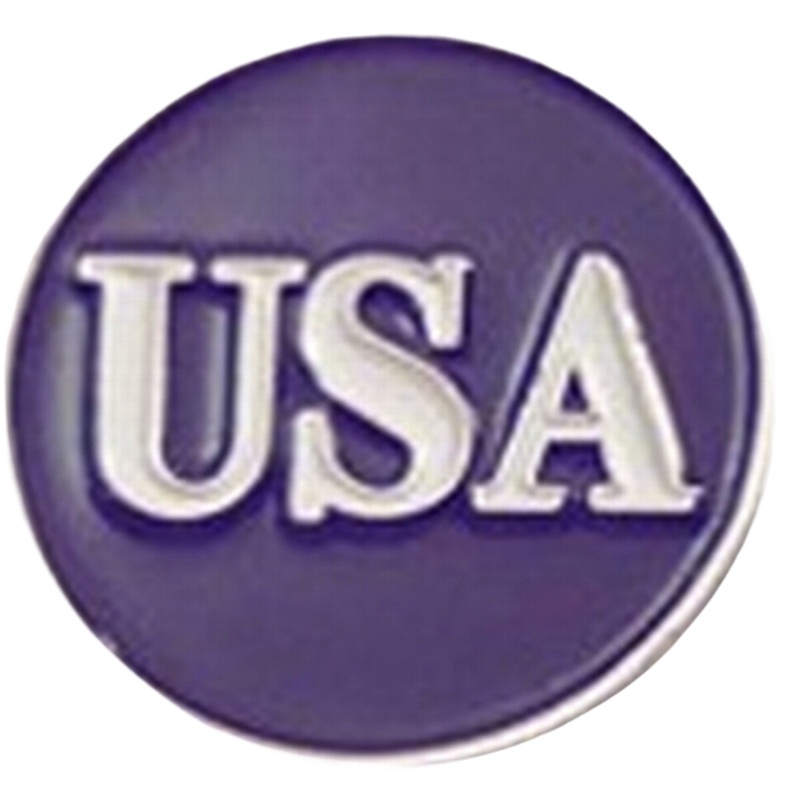 Evergolf USA Blue/White Golf Ball Marker Blue/White