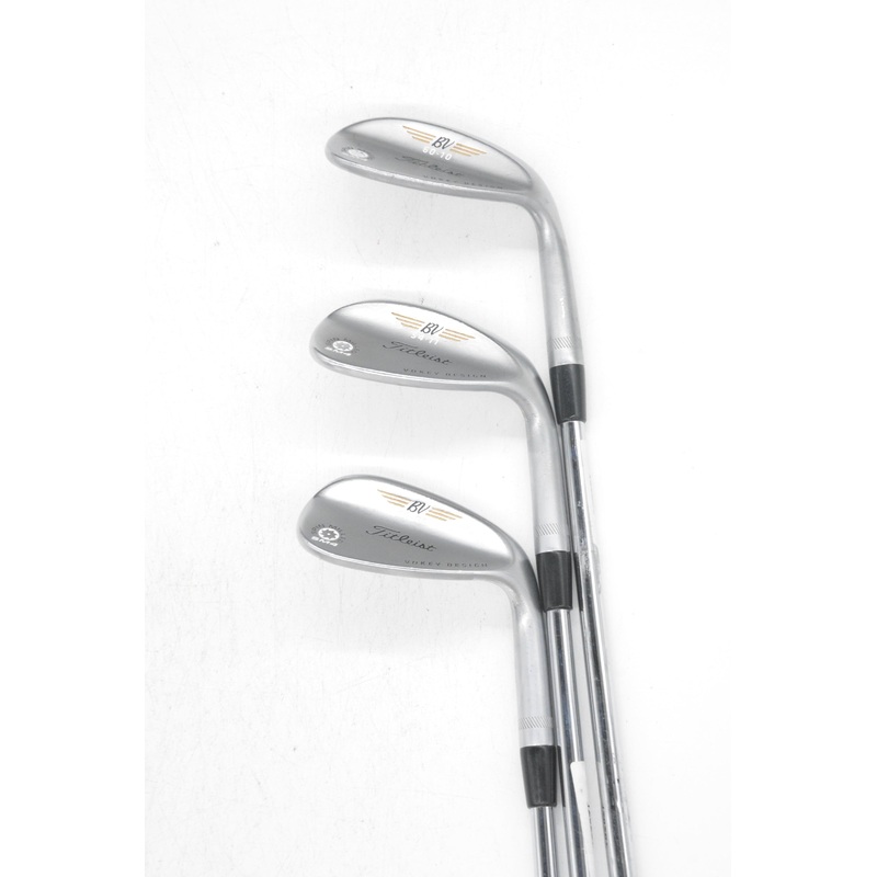 Titleist Vokey SM4 Tour Chrome 50, 54, 60 Degree Wedge Set S Flex