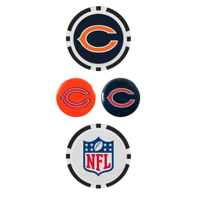 Chicago Bears Ball Marker Set Navy/Orange