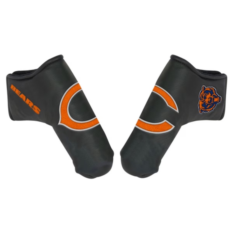 Chicago Bears Blade Putter Headcover Navy/Orange