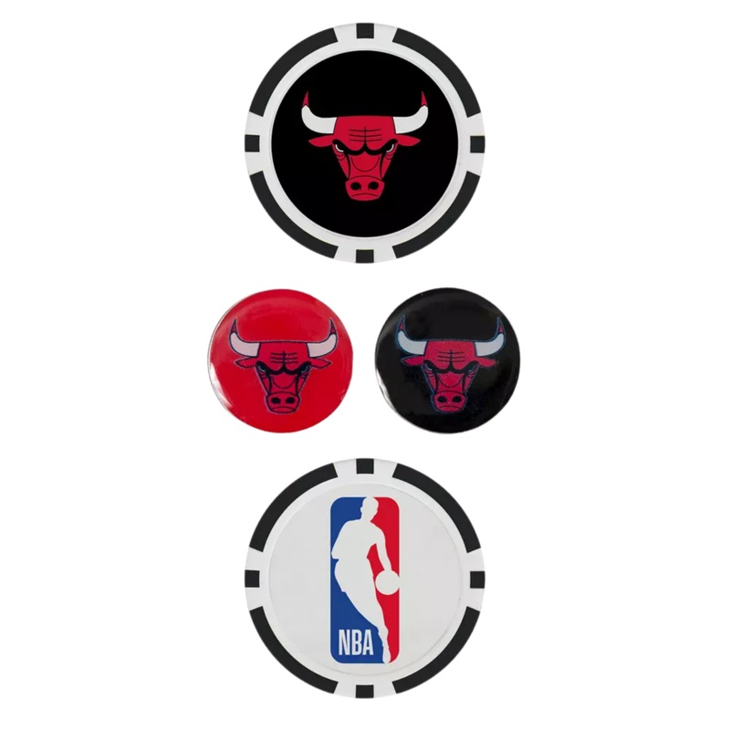 Chicago Bulls Ball Marker Set Red/Black