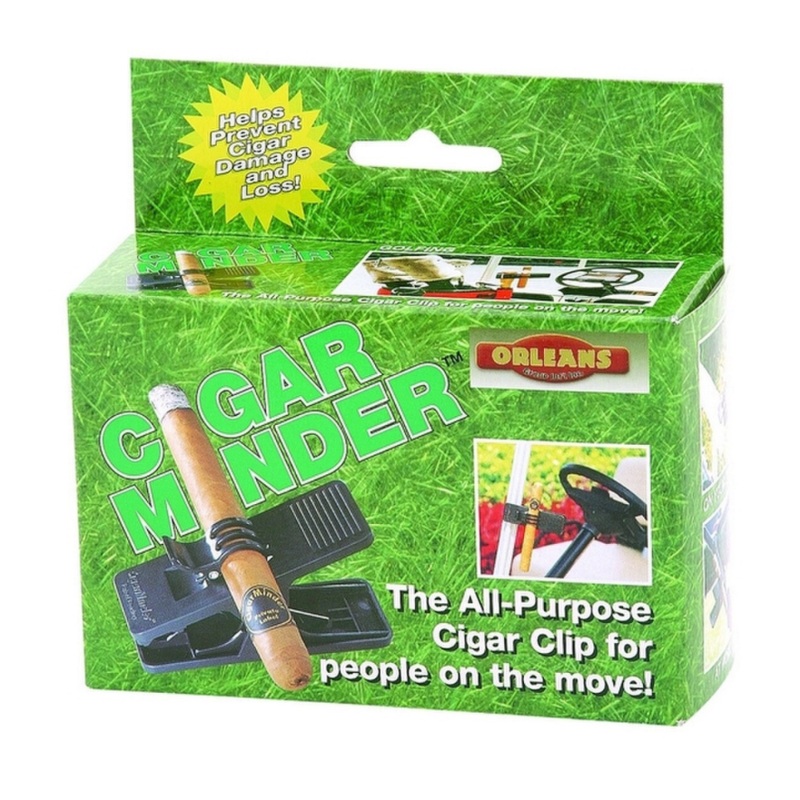 Cigar Minder All-Purpose Cigar Clip Black