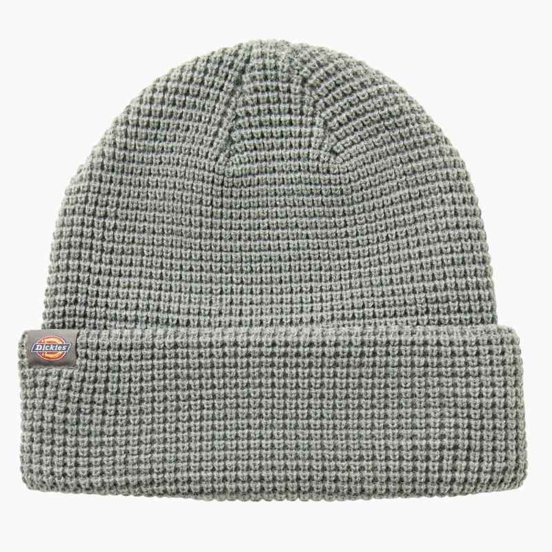 Dickies Men’s Waffle Knit Cuff Beanie Heather Grey OSFM