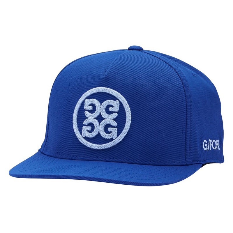 G/Fore Circle G’s Stretch Twill Tall Snapback Hat Lapis