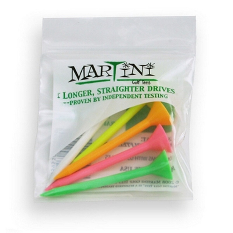 Martini Step Up Assorted Colors 3 1/4″ Golf Tees – Pack of 5 Assorted
