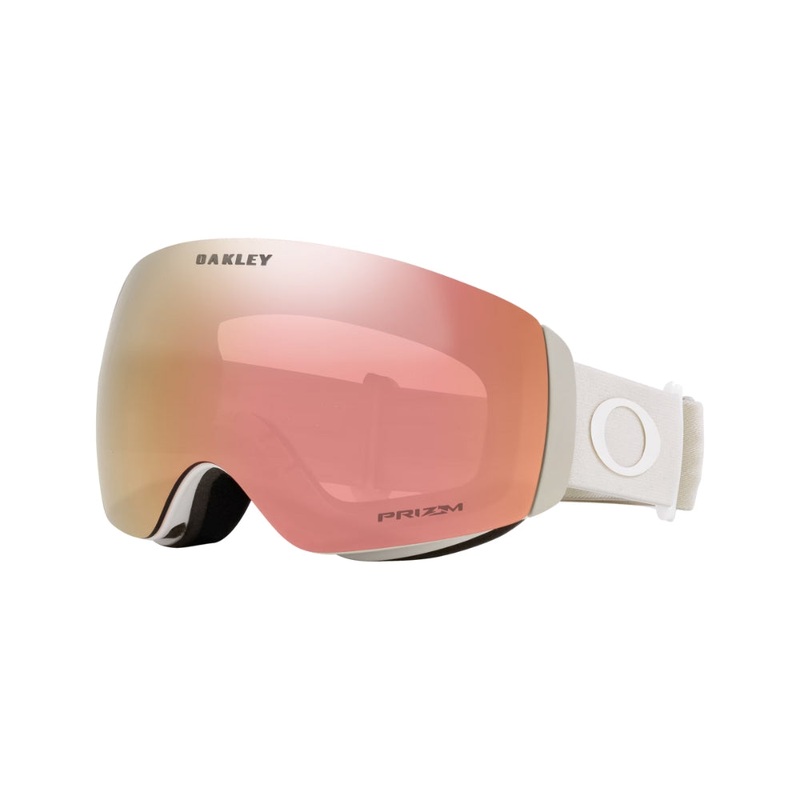Oakely Flight Deck M Snow Goggles Matte Cool Grey Prizm Rose Gold Iridium
