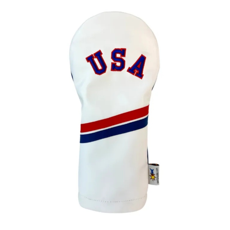 Sunfish USA Driver Headcover White/Blue/Red