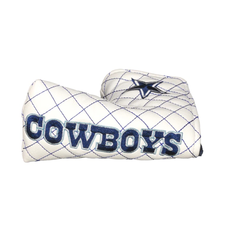 CMC Design Dallas Cowboys Blade Putter Headcover White/Navy