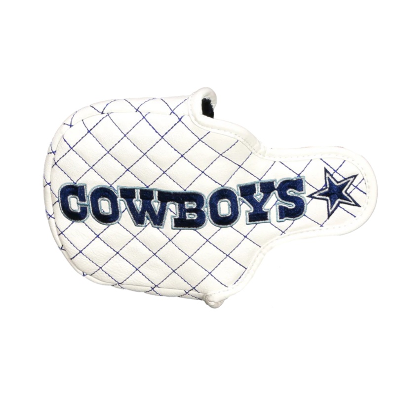 CMC Design Dallas Cowboys Mallet Putter Headcover White/Navy