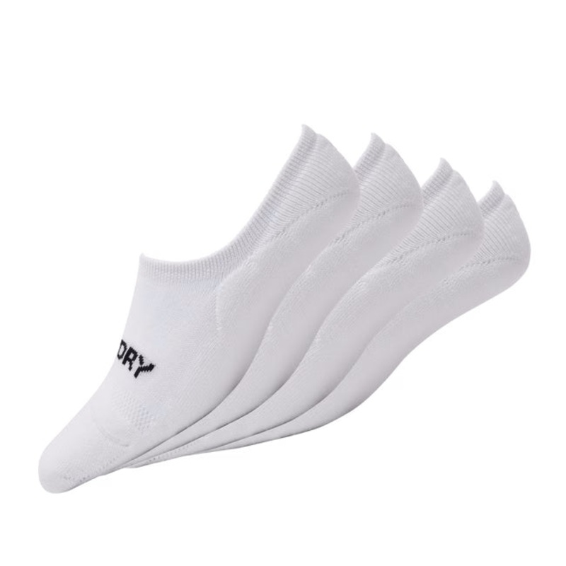 FootJoy Men’s ProDRY Ultra Low Cut Golf Socks (2-Pack) White 7-12