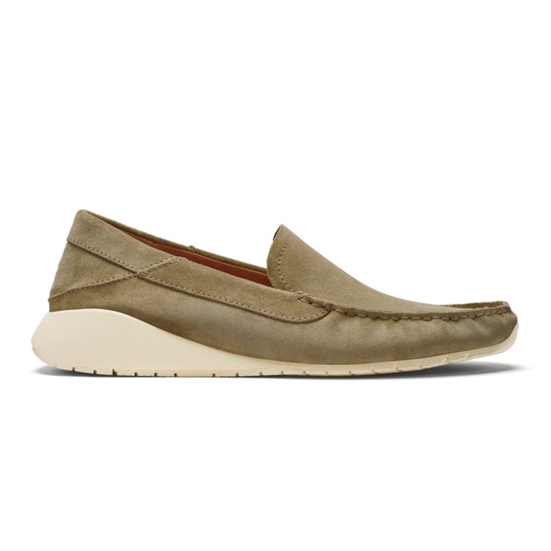 Olukai Men’s Ka’a Loafer Slip-On Shoes Oatmeal 9