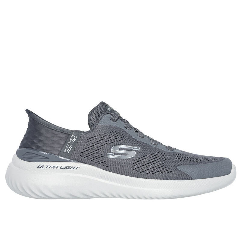 Skechers Men’s Bounder 2.0 Emerged Slip-In – Charcoal Charcoal 9.5 Medium