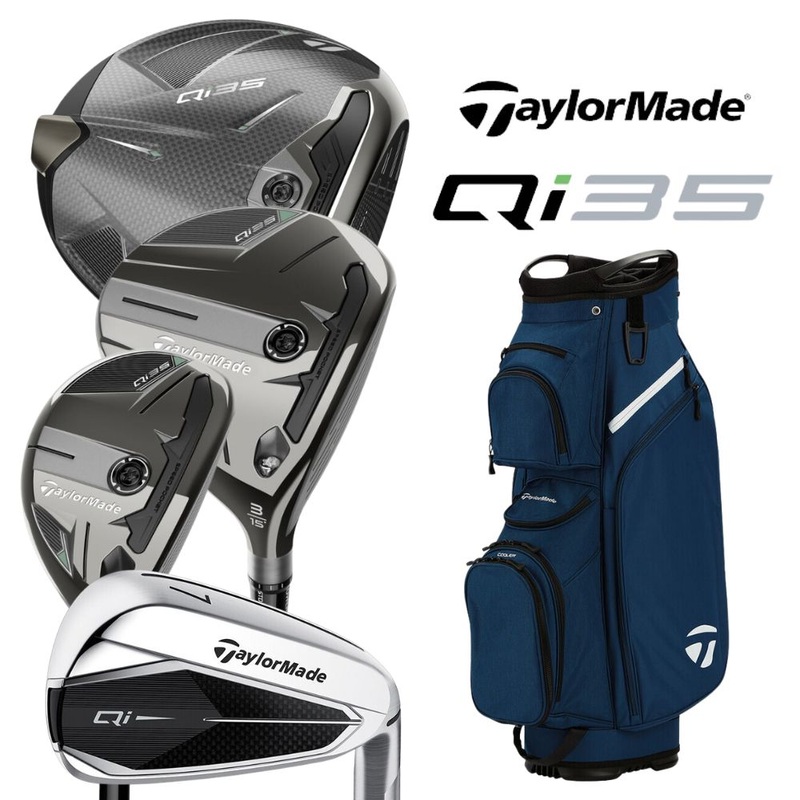 Taylormade Mens Qi35 Complete Golf Set Left Hand Regular