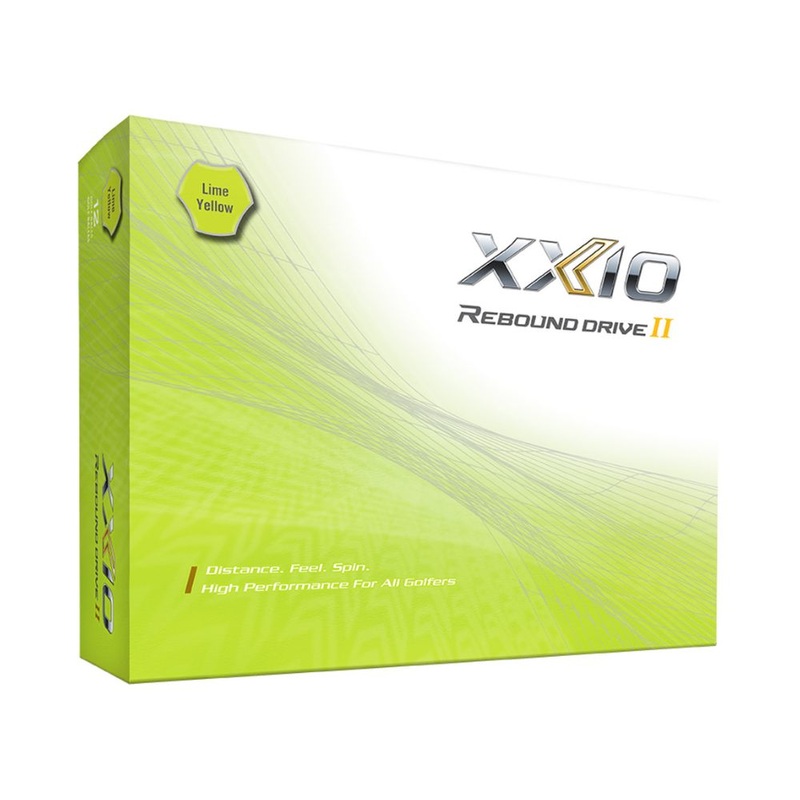 XXIO Rebound II Golf Balls Lady Premium Lime Yellow – 1 Dozen Lime Yellow