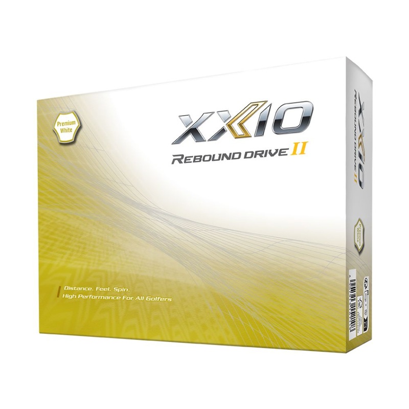 XXIO Rebound II Golf Balls Premium White – 1 Dozen White