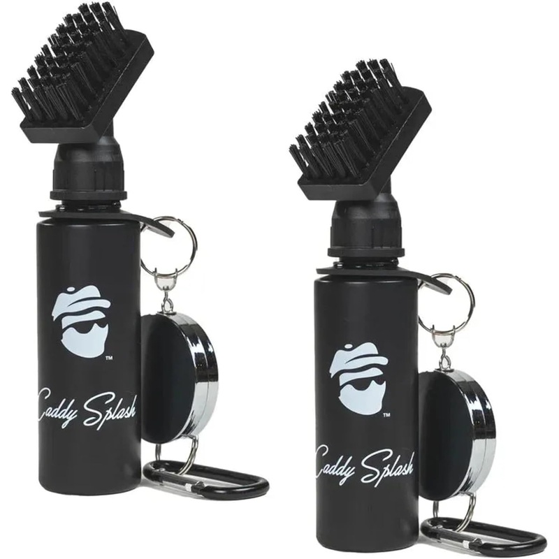 Caddy Splash Golf Club Water Brush ( 2-Pack) Black
