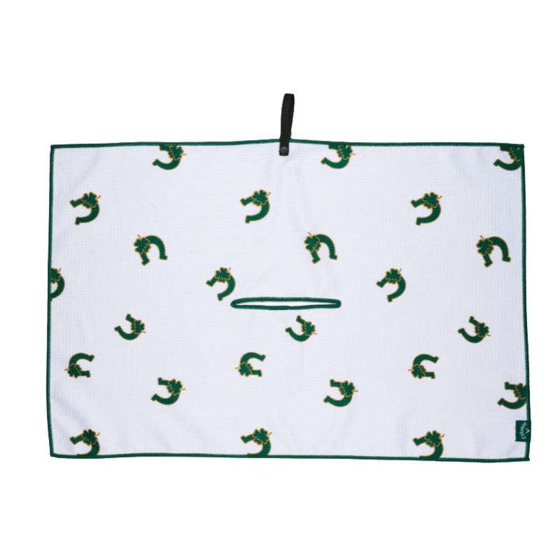 Callaway Lucky Golf Towel WhiteGreen