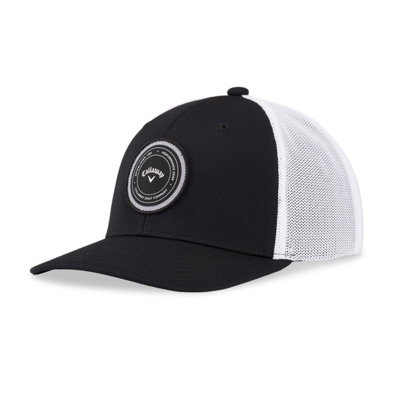 Callaway Men’s Playing Through Trucker Snapback Golf Hat 2025 Heather Navy
