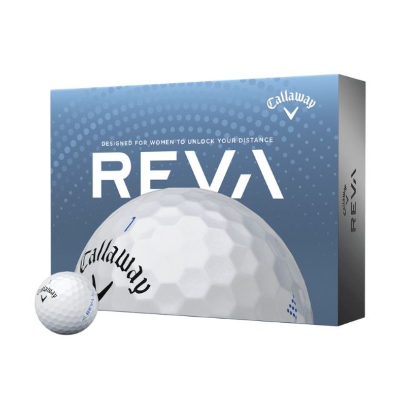 Callaway Reva White Golf Balls 2025 (1 Dozen) White