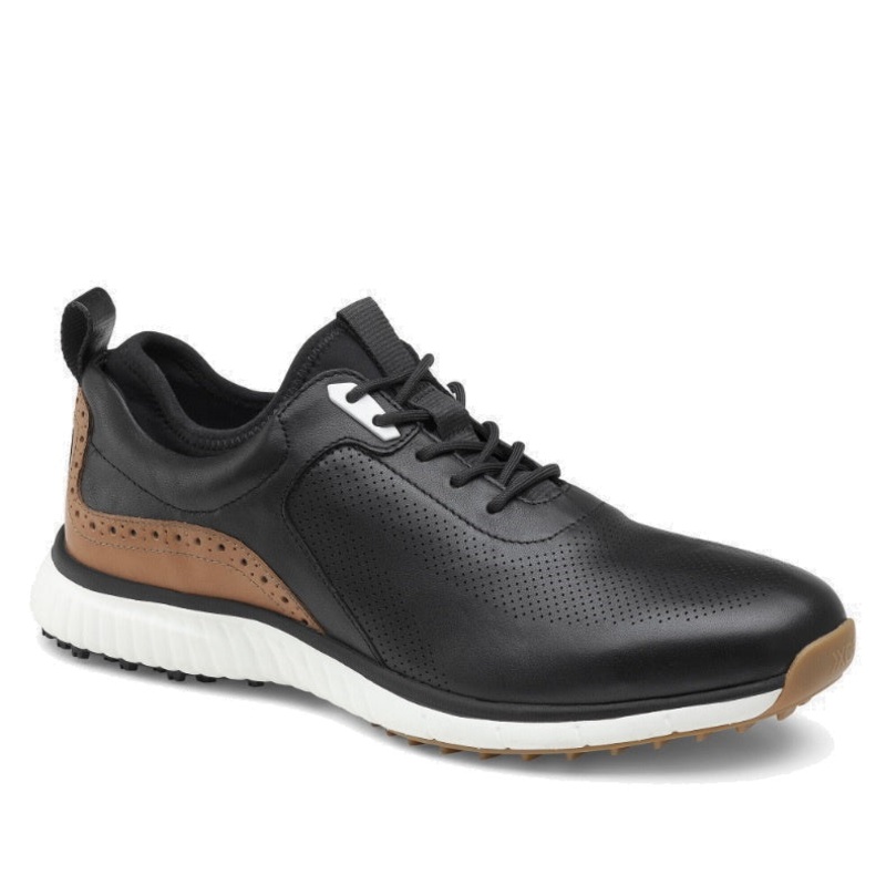 Johnston & Murphy Men’s XC4 H1 Luxe Hybrid Golf Shoes Black 8.5