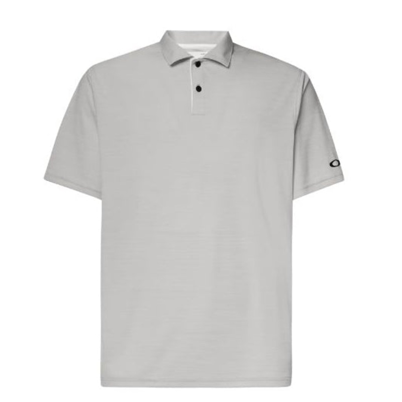 Oakley Men’s Aero Hydrolix II Polo Stone Gray Heather S