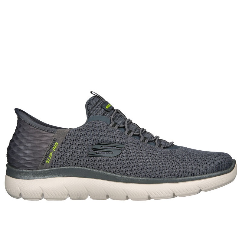 Skechers Men’s Slip-ins Summits High Range Shoes Charcoal 8 Medium