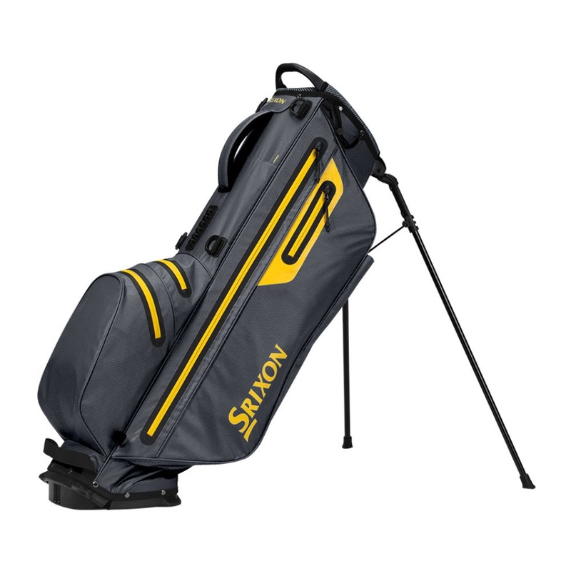 Srixon 2025 Waterproof Ultra Light Stand Golf Bag Charcoal/Lime