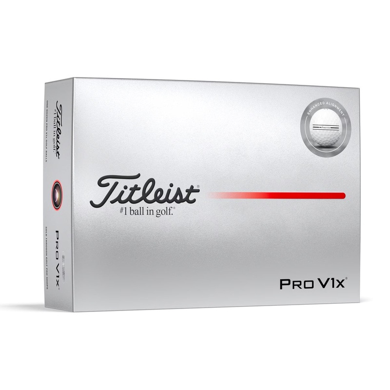Titleist Pro V1x Enhanced Alignment Golf Balls White (1 Dozen) 2025 White