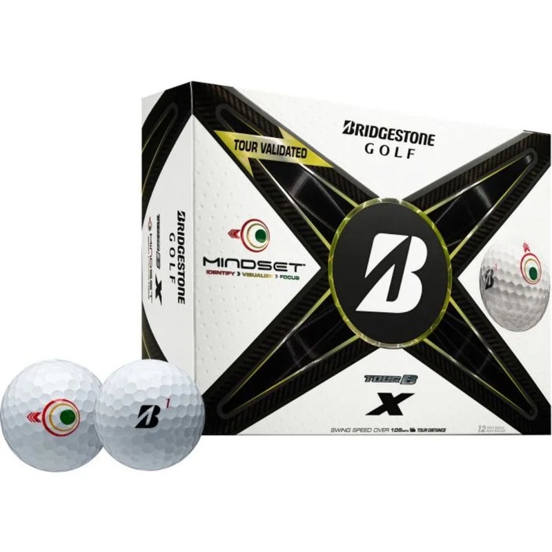 Bridgestone 2025 TOUR B X MindSet – 1 Dozen MindSet White