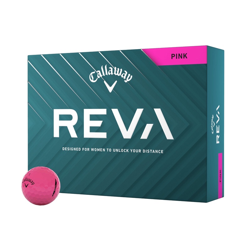 Callaway Reva Pink Golf Balls 2025 (1 Dozen) Pink