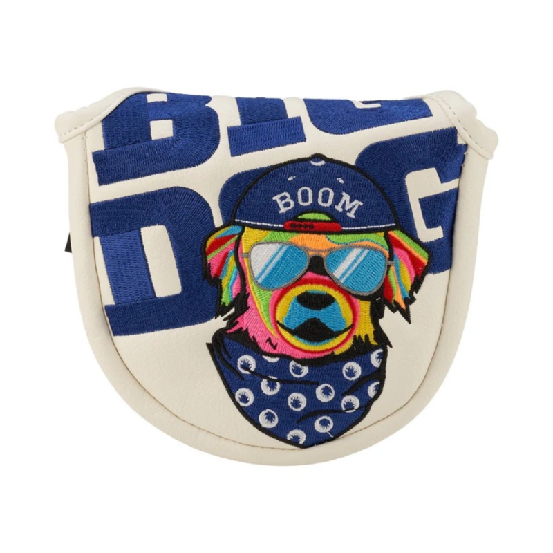 CMC Design Big Dog Mallet Putter Headcover White/Blue
