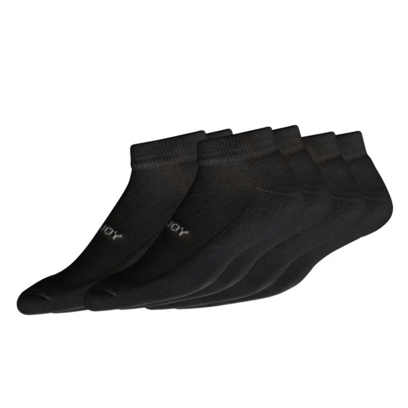 FootJoy Men’s ComfortSof Sport Golf Socks 3-Pack Black 7-12