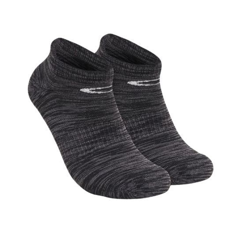 Oakley Men’s Ankle Tab Sock Black/Uniform Grey Hthr L