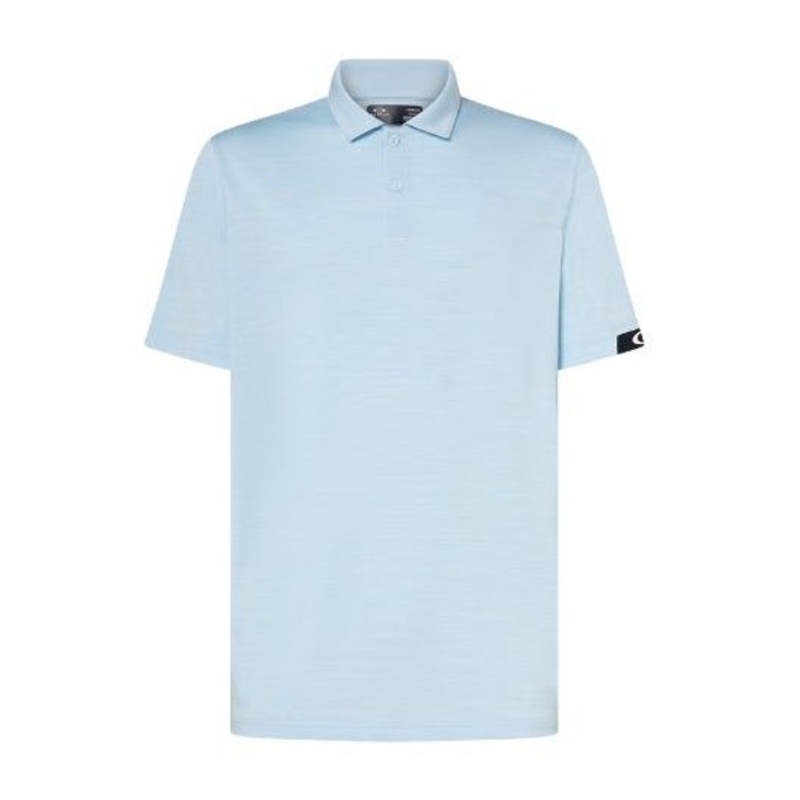 Oakley Men’s Gravity Pro Polo Golf Shirt Frost/White Hthr S