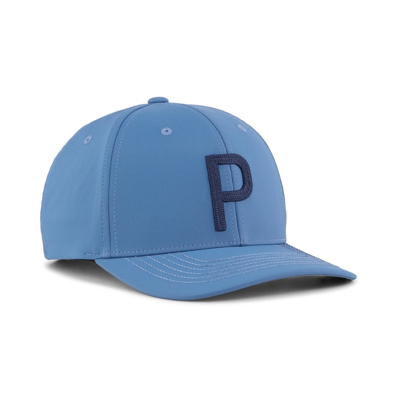 Puma Men’s Heritage P Snapback Golf Hat White Glow/Puma Black