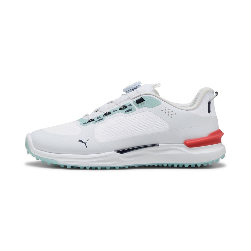 Puma Men’s Ignite Elevate 2 Disc Spikeless Golf Shoes – Puma White/Modern Mint Puma White/Modern Mint 9