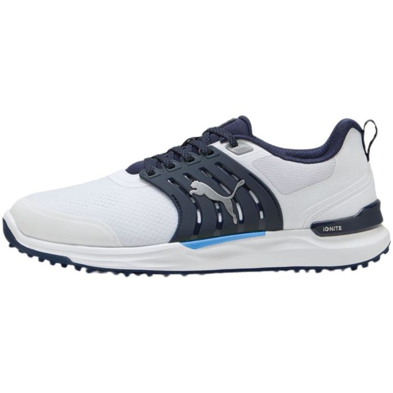 Puma Men’s Ignite Elevate 2 Spikeless Golf Shoes – Puma White/Deep Navy Puma White/Deep Navy 11.5