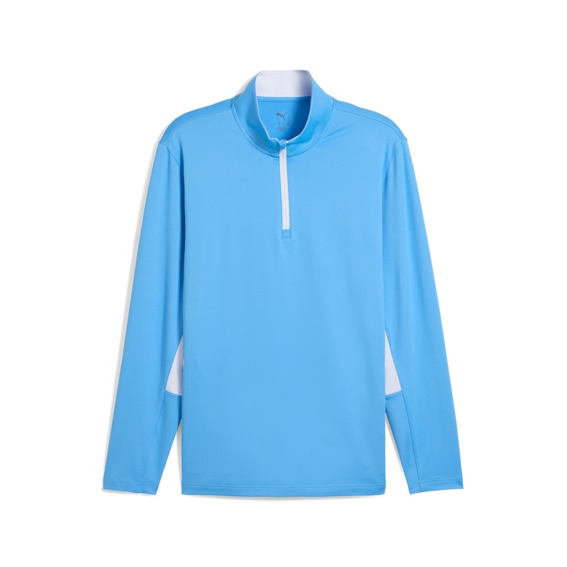 Puma Men’s Pure 2.0 Golf 1/4 Zip Pullover Team Light Blue S