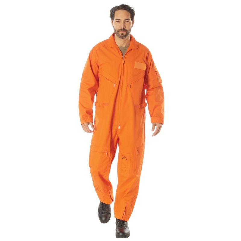 Rothco Men’s Flightsuit Coveralls Orange S