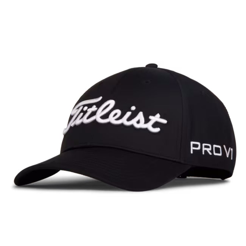 Titleist Tour Performance Golf Hat Black/White