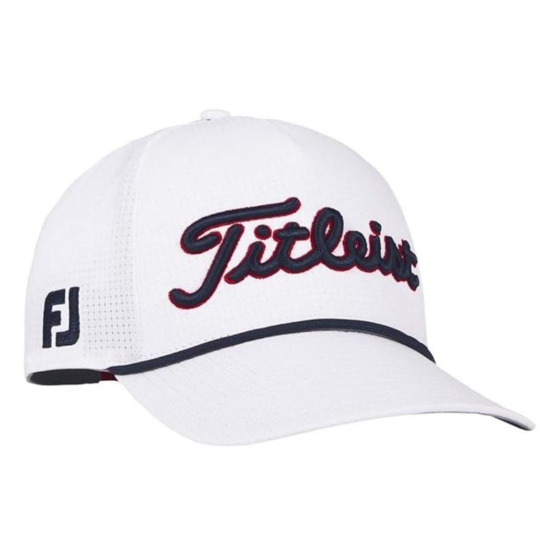 Titleist Tour Rope Snapback Golf Hat Navy/White