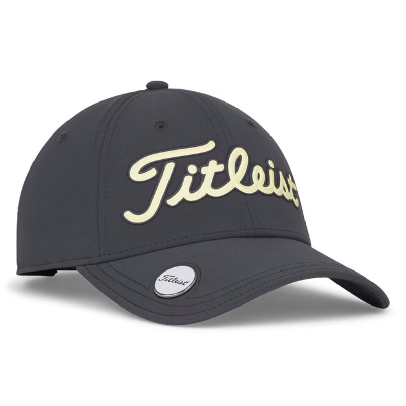 Titleist Women’s Players Performance Ball Marker Golf Hat Charcoal/Lemon