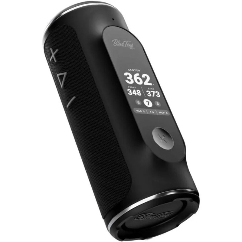Blue Tees Player+ GPS Golf Speaker – Black Black