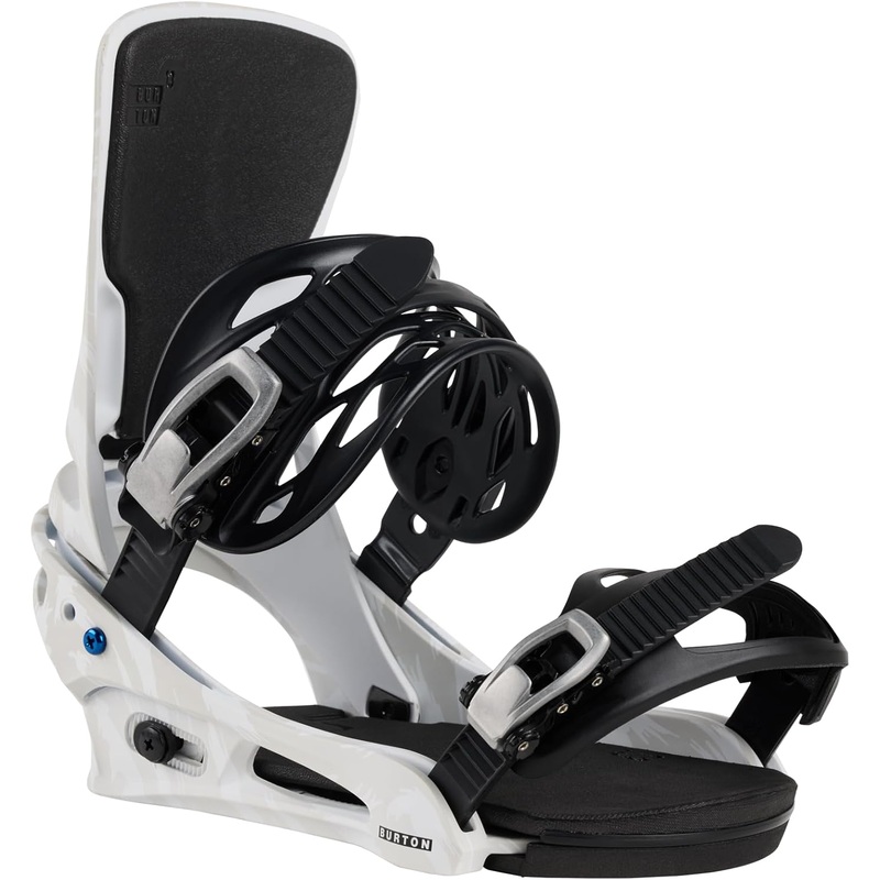 Burton Cartel Snowboard Bindings Gray/White S