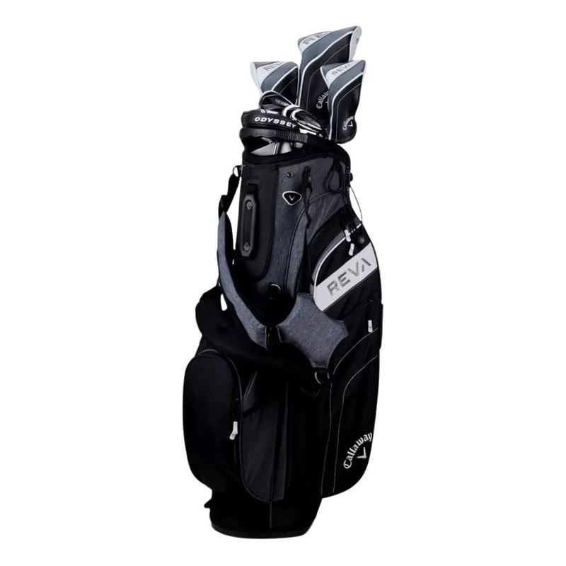 Callaway Reva 24 Black 8 Piece Complete Set Cart Bag Right Hand Black Right Hand