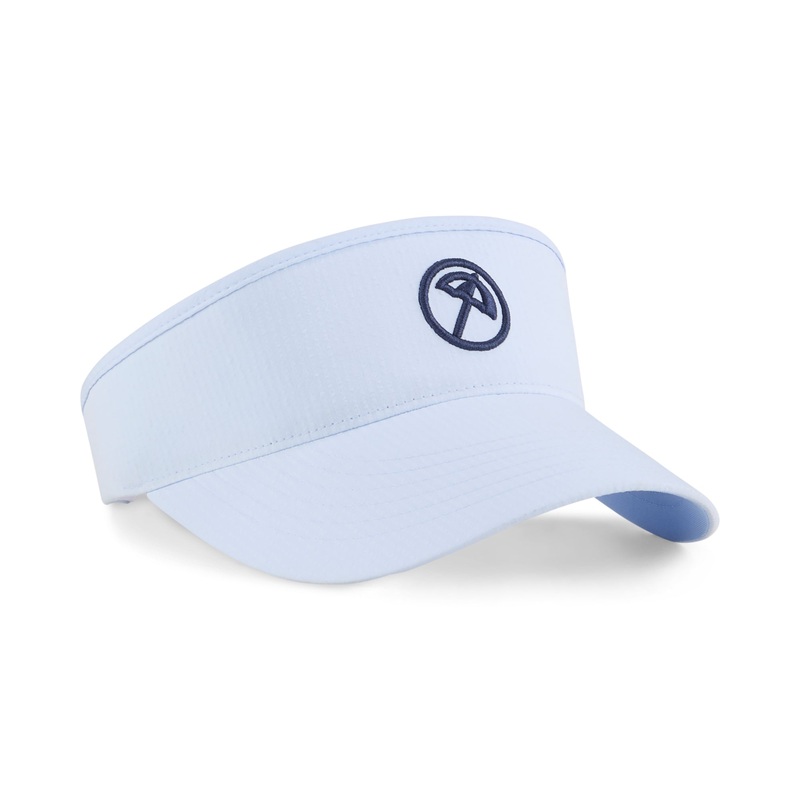 Puma Men’s AP Seersucker Golf Visor Zen Blue