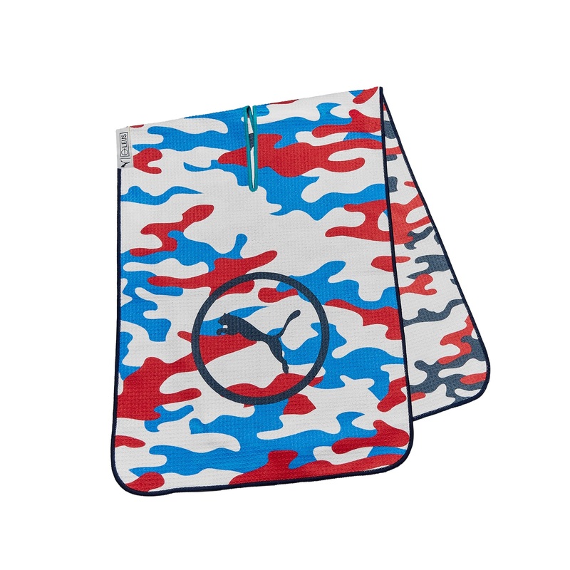 Puma X Volition RWB Camo Golf Towel White Glow/Deep Navy
