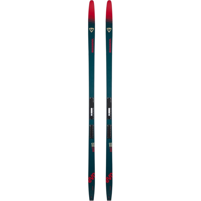 Rossignol EVO OT 65 Postirack IFP Skis + Control SI Bindings Blue/Red 195