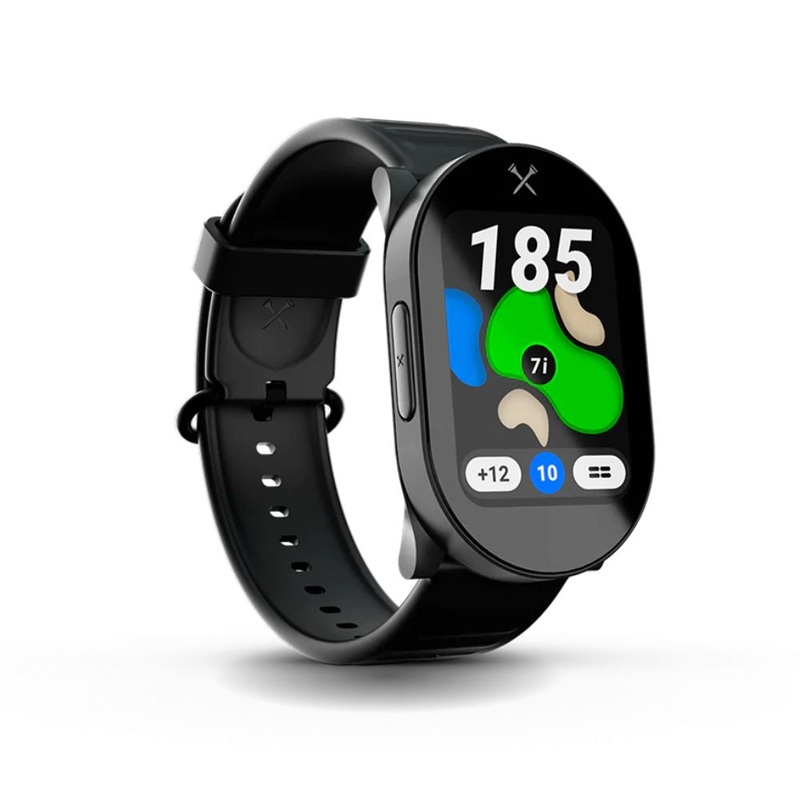 Blue Tees Playmaker+ Touchscreen GPS Golf Watch – Black Black